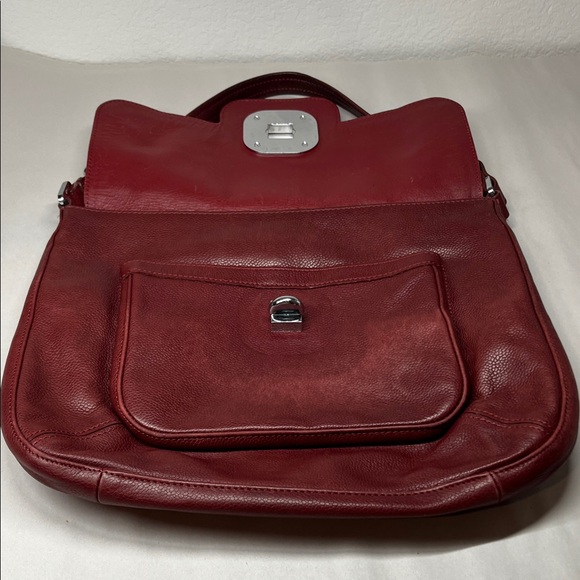Vintage LONGCHAMP Gatsby Hobo Burgundy Leather Handbag Single Strap - Picture 2 of 16